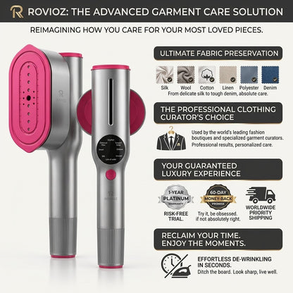 Rovioz SteamRov™ Handheld Garment Steamer