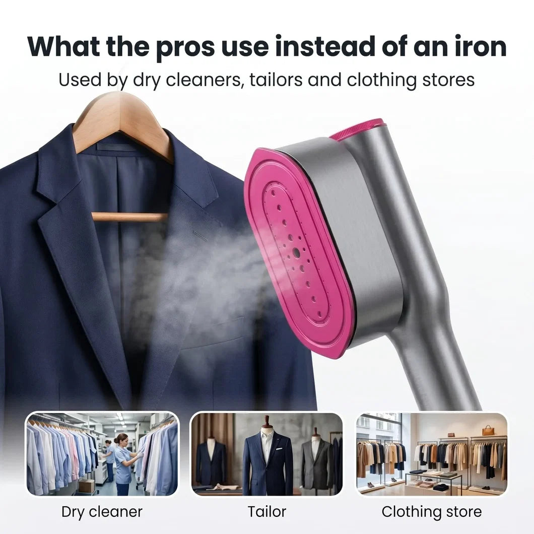 Rovioz SteamRov™  2-in-1 Handheld Steamer & Iron